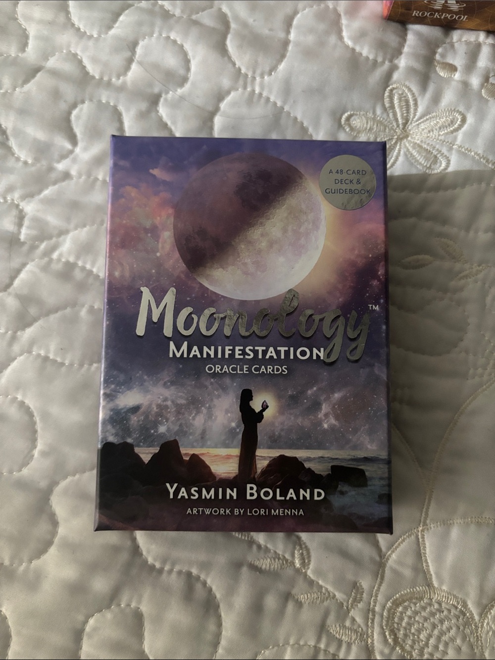 Moonology Manifestation Oracle Cards by Yasmin Boland - Purple Moon Design